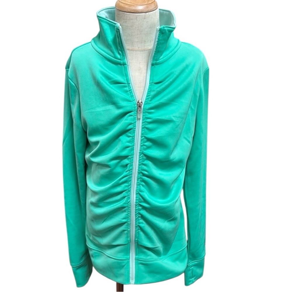 Champion Kids Girls Zip Athletic Jacket in Mint Green Youth 10-12